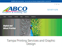 Tablet Screenshot of abcoprint.com